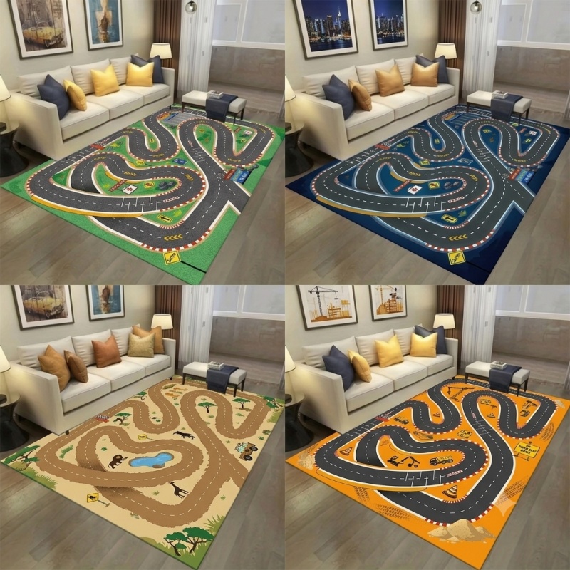 Commercial Road Printing - أحدث سجادة أرضية كبيرة للأطفال بتصميم