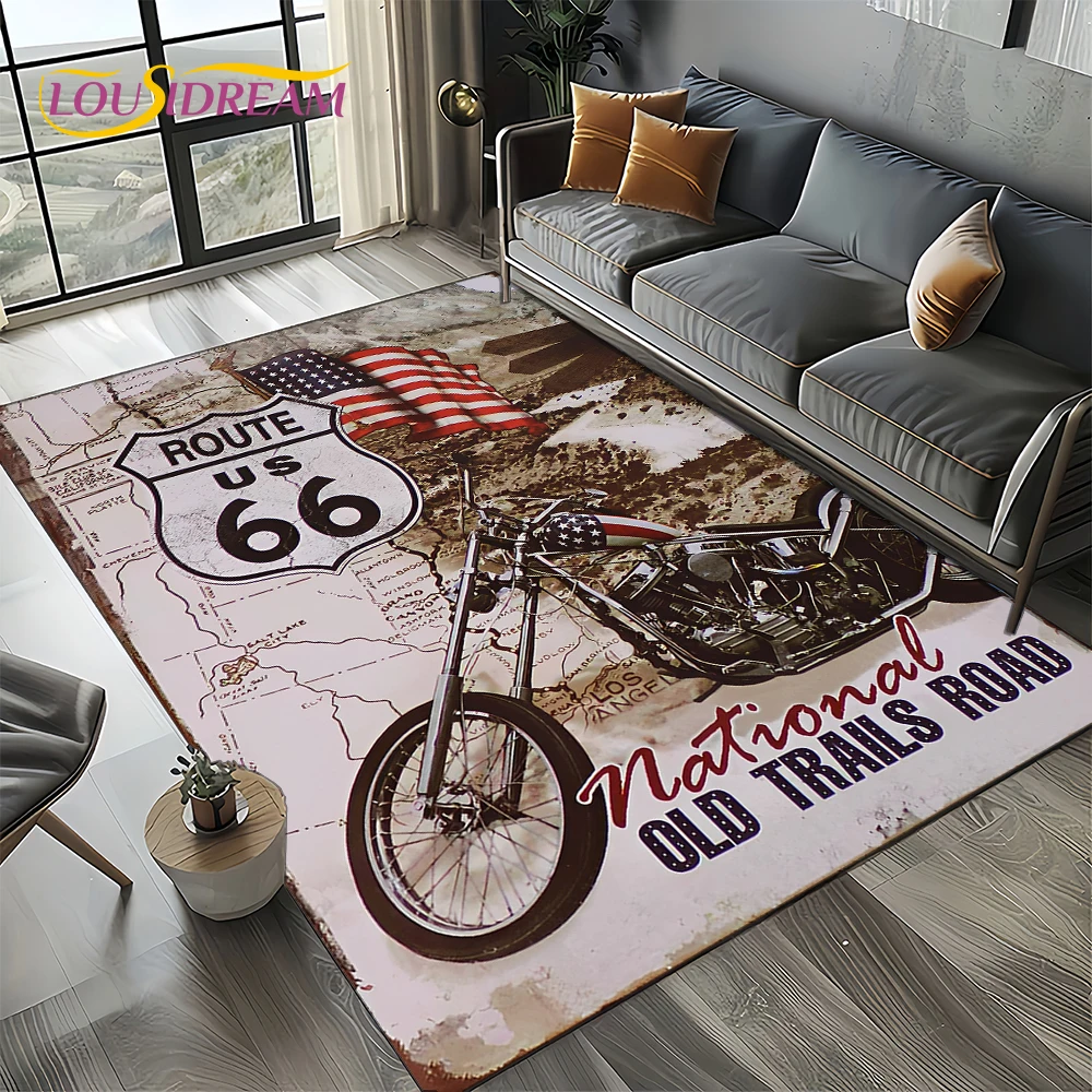 الطريق 66 ريترو أمريكا الطريق  - مراجعة Commercial Road Printing وسعره