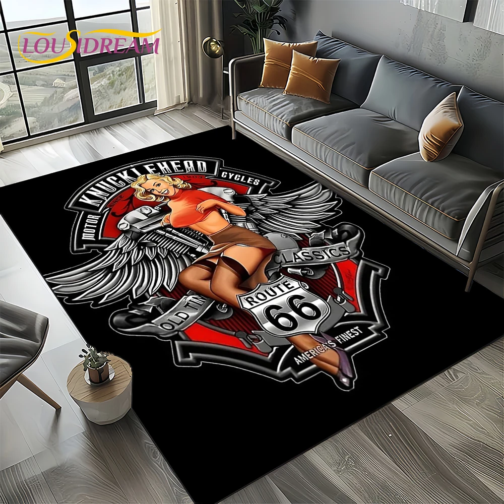 الطريق 66 ريترو أمريكا الطريق  - مراجعة Commercial Road Printing وسعره
