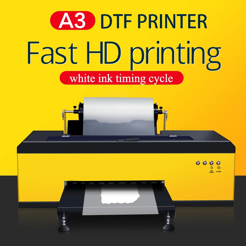 طابعة DTF صفراء جديدة طراز A3  - مراجعة Dtf Film Roll A3 وسعره